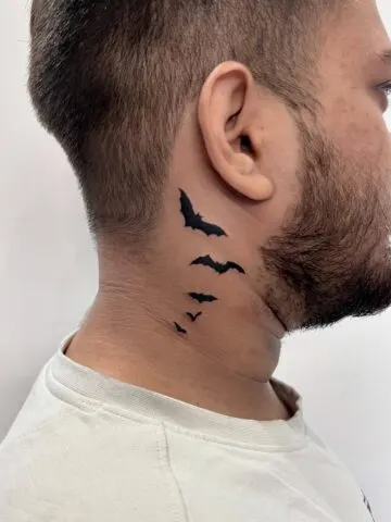 Small Neck Tattoos for Men