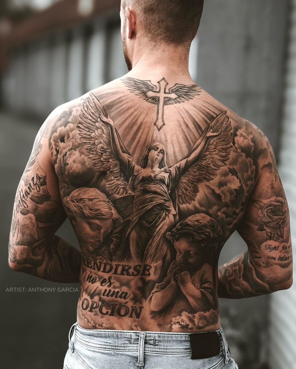 16 Bold Back Tattoo Ideas for Guys with Fierce Style Jawdrop Ink